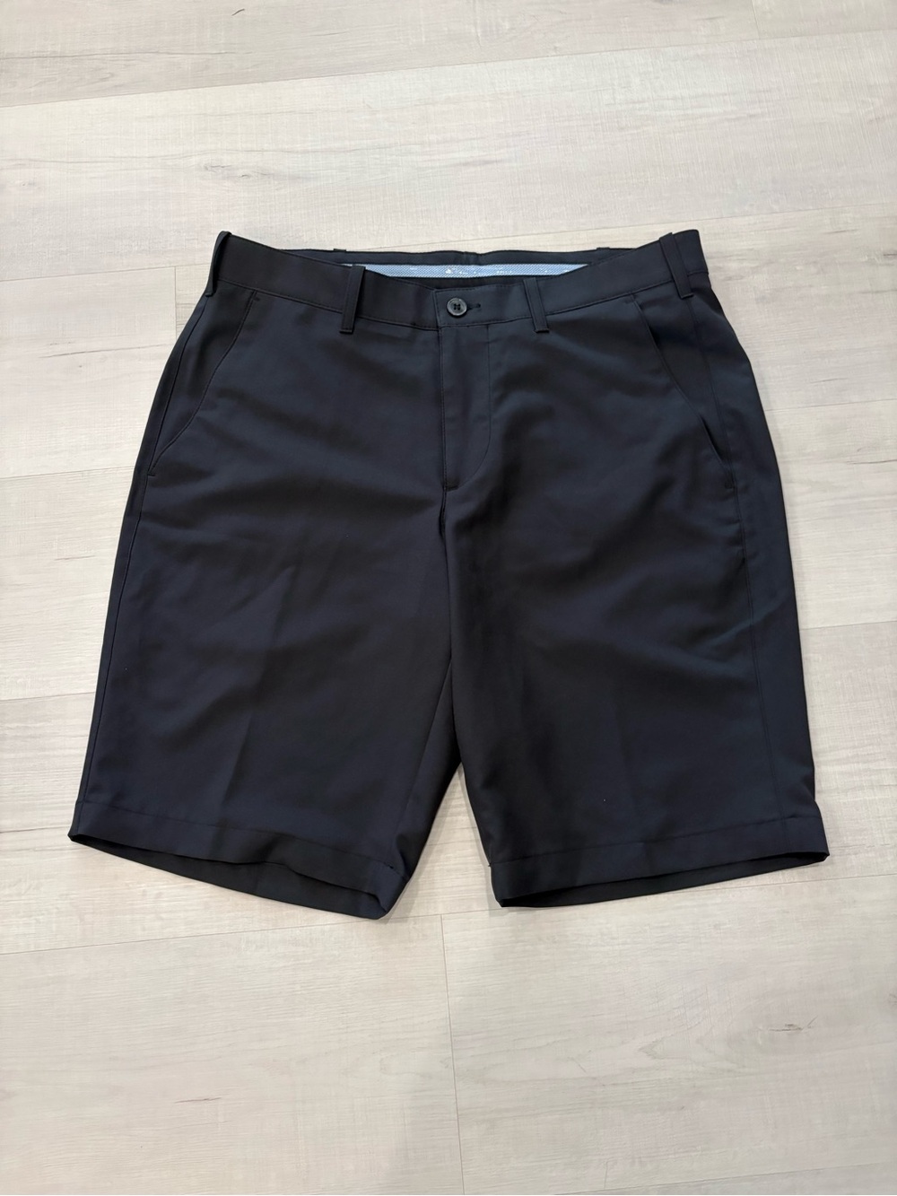 Ping Black Flat-Front Performance Golf Shorts